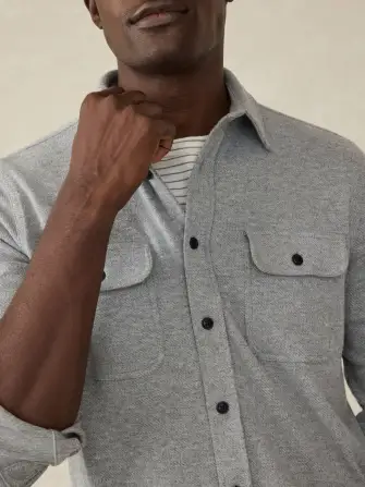 Legend™ Sweater Shirt (Tall) - Fossil Grey Twill(Fossil Grey Twill,MT)