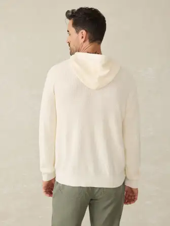 Sunwashed Sweater Hoodie - White Shell(White Shell,XS)