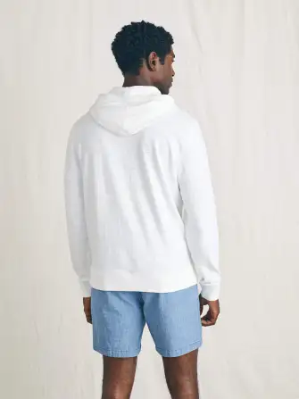 Surfrider Sunwashed Slub Hoodie - White(White,XS)