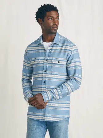 Legend™ Sweater Shirt - Ocean Shore Stripe