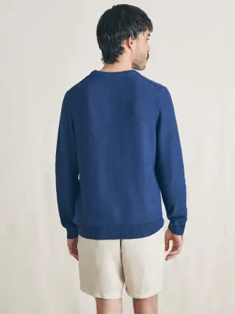 Surf Stripe Crew Sweater - Navy Sea Sunset(Navy Sea Sunset,XS)