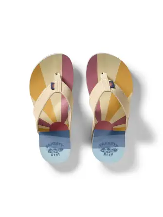 Faherty X REEF Unisex Eva Flip Flop - Sun And Wave(Sun And Wave,5)