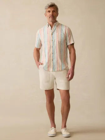 Short-Sleeve Breeze Shirt - Bay Reef Stripe(Bay Reef Stripe,XS)