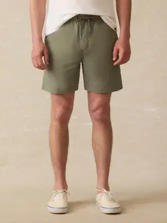 Essential Drawstring Short - Desert Olive