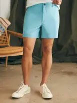Belt Loop All Day Shorts (5) - Turquoise Sky