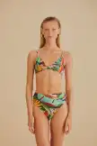 Banana Foliage High Waisted Bikini Bottom