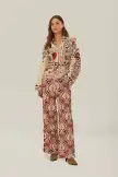 Brown Pineapple Jewelry Pants