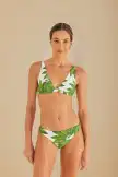 Off-White Palm Fan Low Waist Bikini Bottom