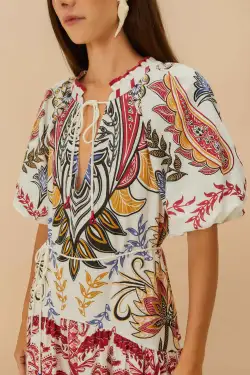 Tropical Camafeu Boho Glam LENZING™ ECOVERO™ Euroflax™ Maxi Dress(TROPICAL BOHO MIX,XXS)