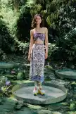 Off-White Delicate Tapestry Knit Skirt
