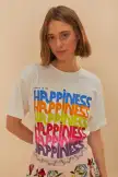 Off-White Dress In Happiness Relaxed T-Shirt