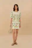 Off-White Folk Floral Mini Skirt