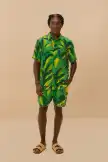 Green Banana Aquarela LENZING™ ECOVERO™ Viscose Shorts