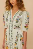 Off-White Sweet Bloom Dreamscape Organic Cotton Mini Dress(SWEET BLOOM DREAMSCAPE OFF-WHITE,XXS)
