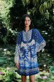 Off-White Palm Tree Beach Mini Dress