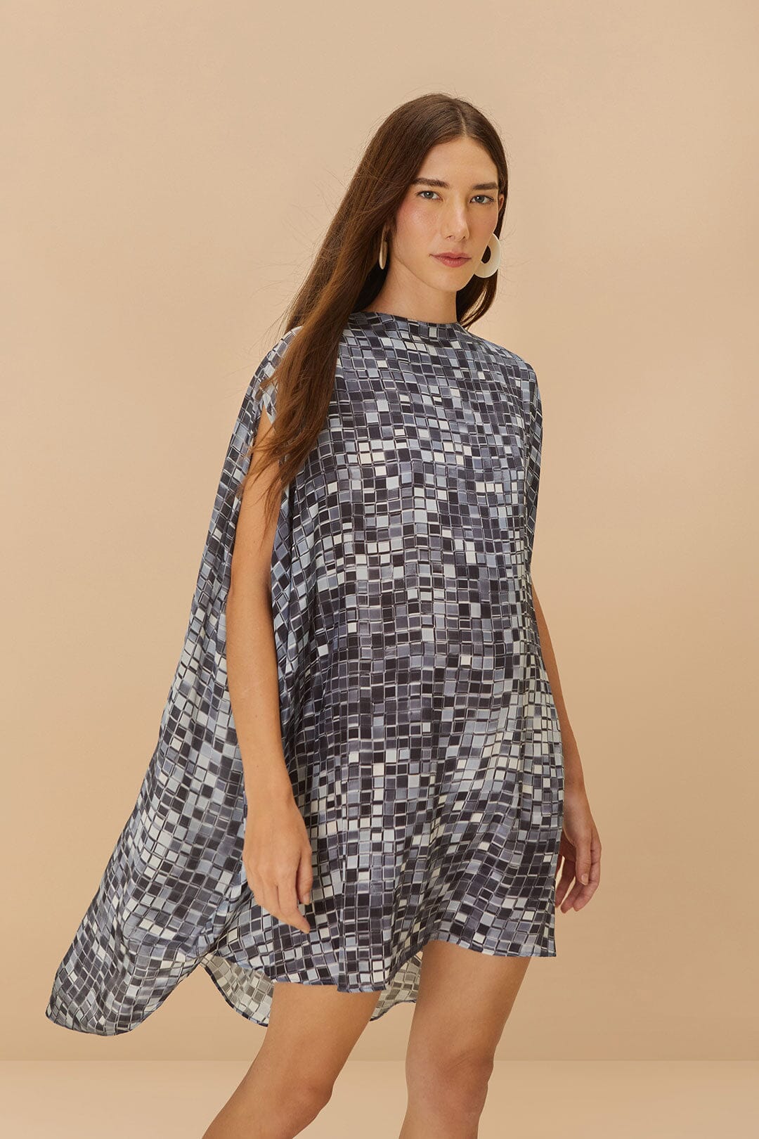Disco Ball Sleeveless Midi Dress