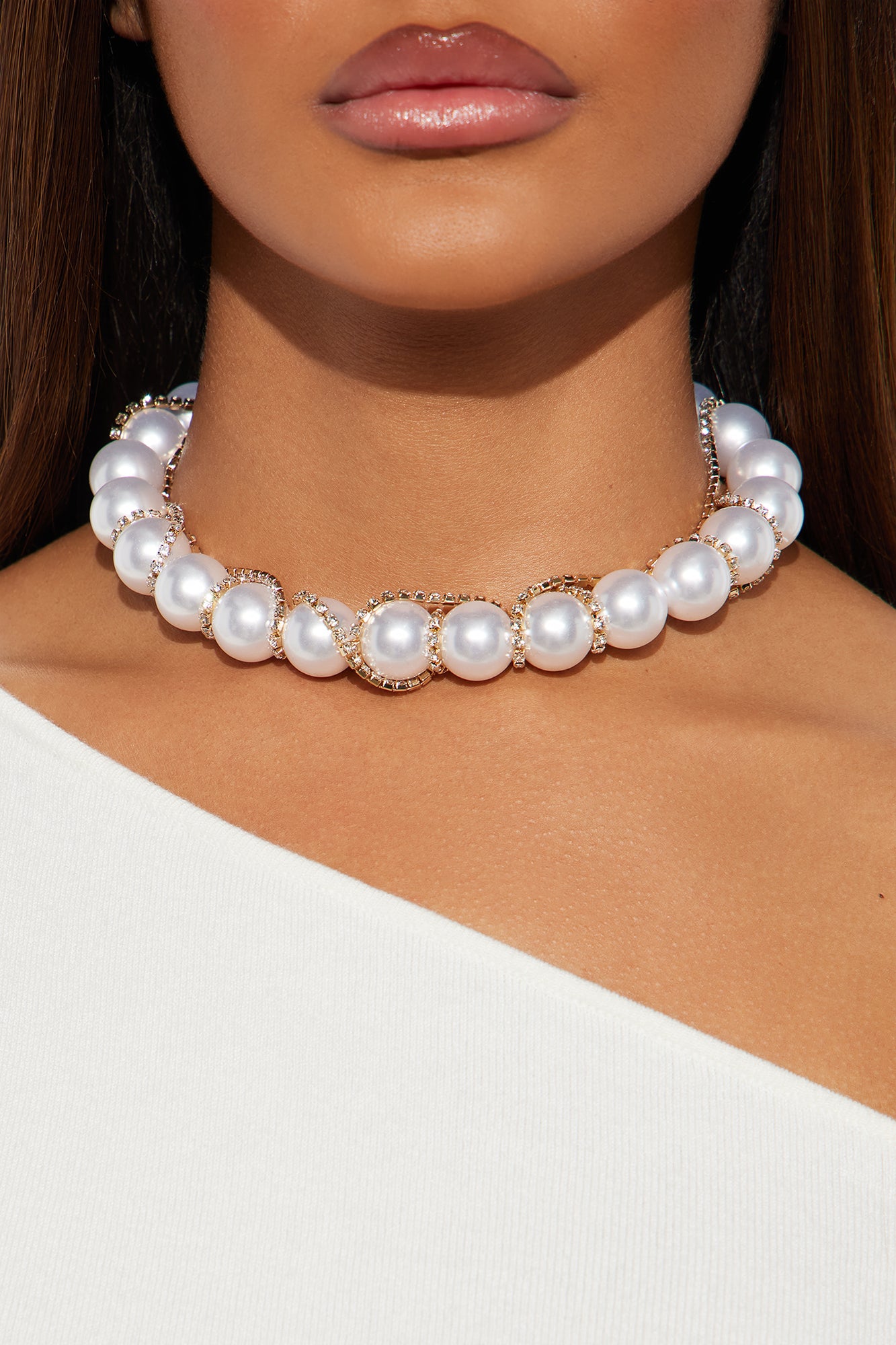 Mixed Signals Pearl Choker