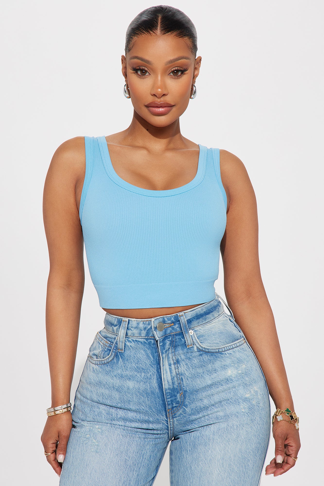 Celeste Ribbed Seamless Tank