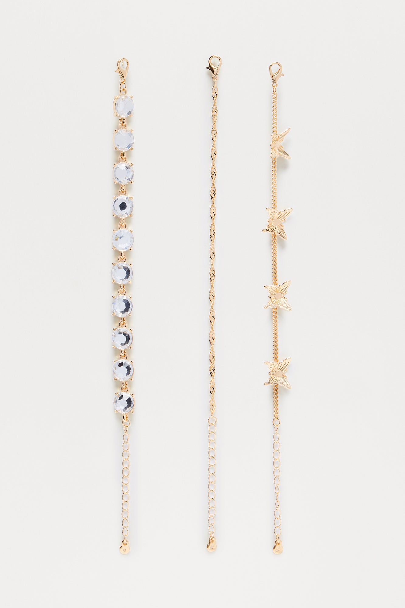 Doris Butterfly 3 Piece Bracelet Set