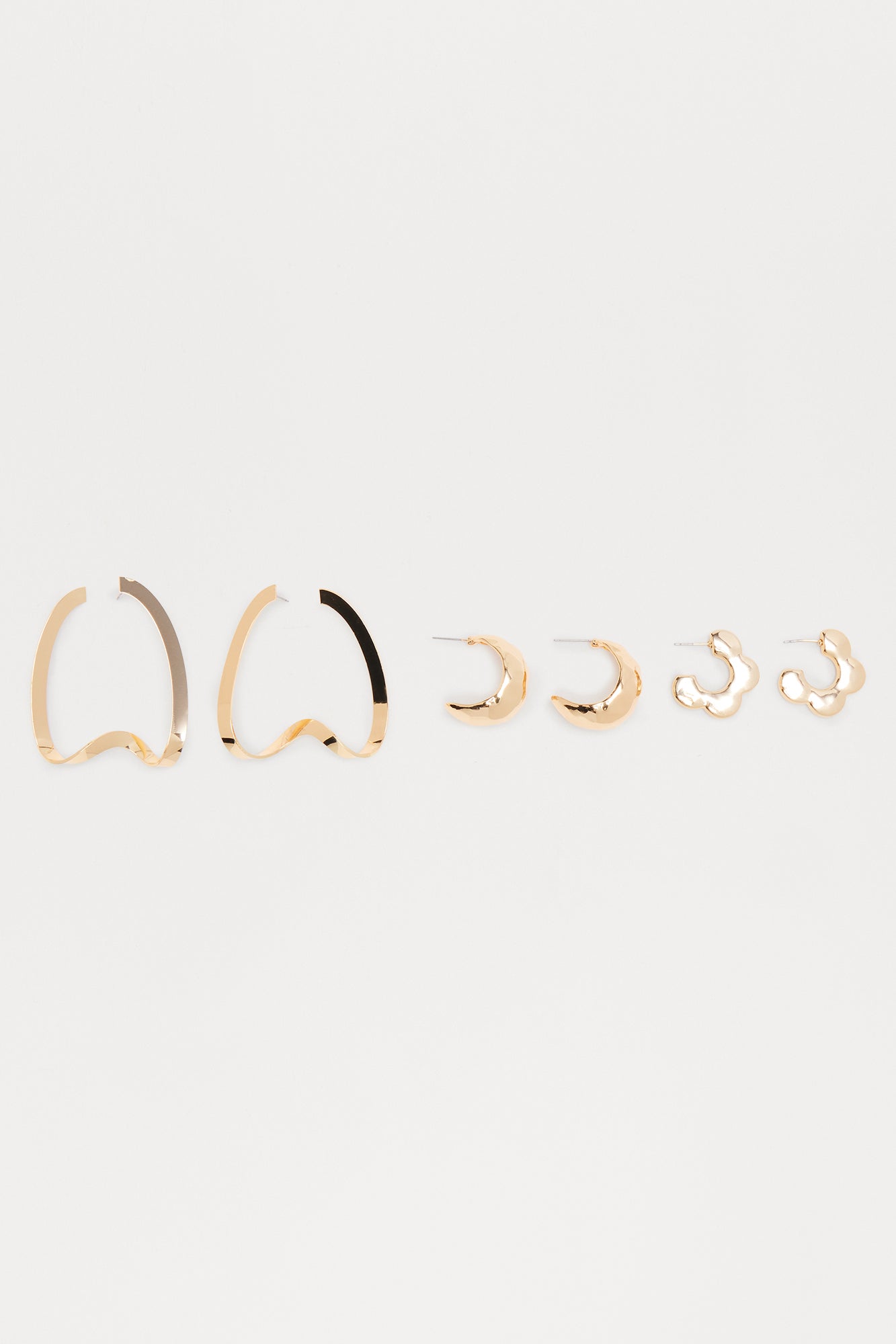 Modern Maven 3 Piece Earring Set