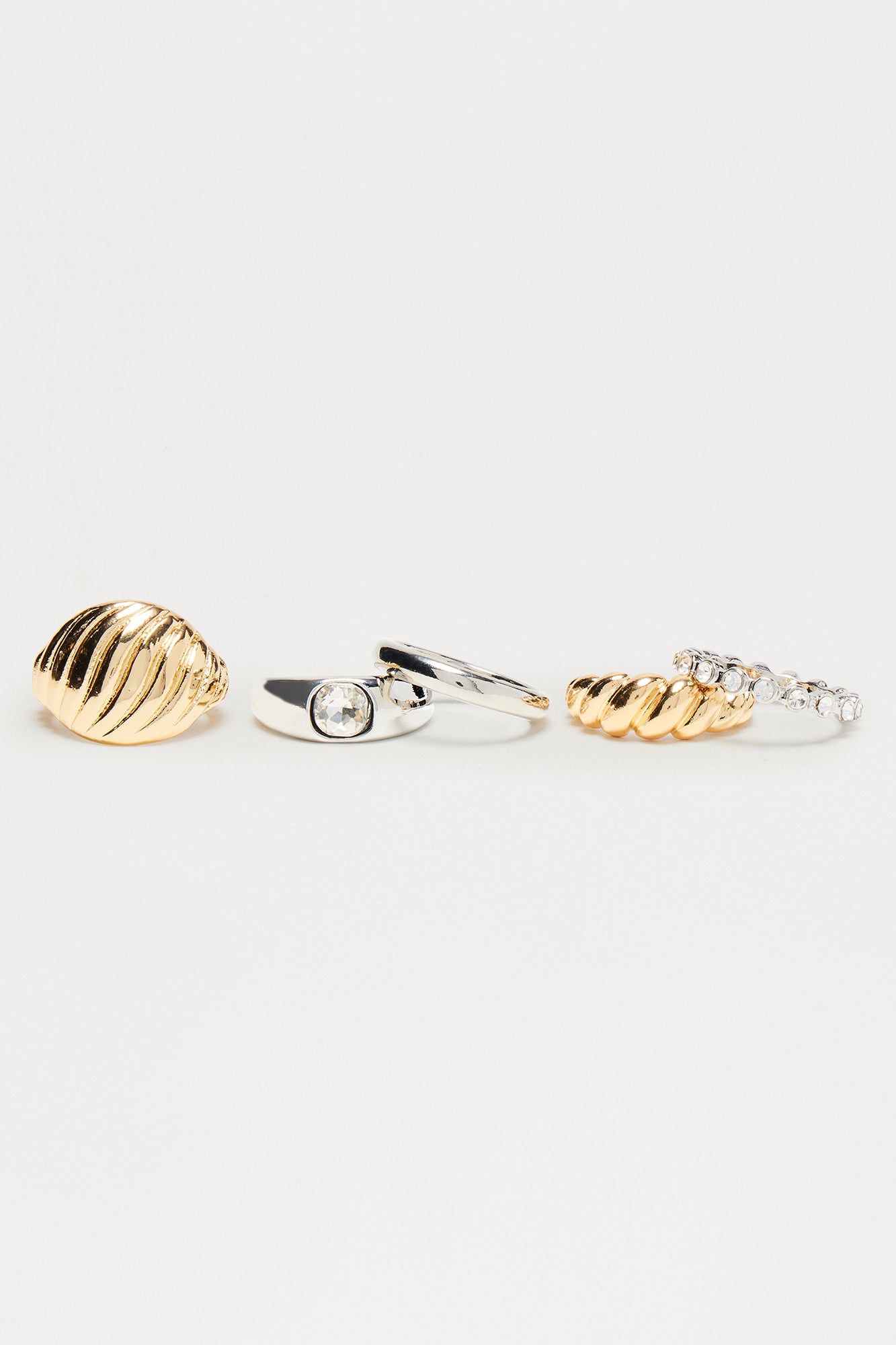 Screwline Stack 5 Piece Ring Set