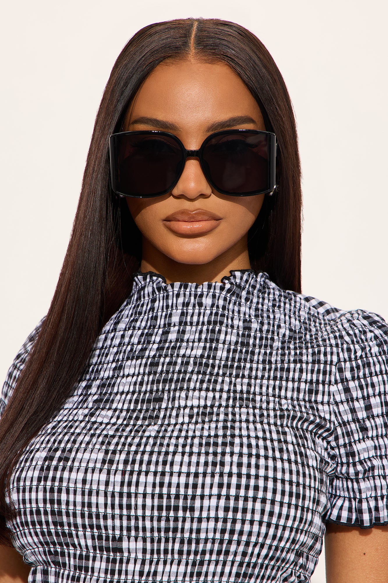 Wave Lens Cat Eye Sunglasses