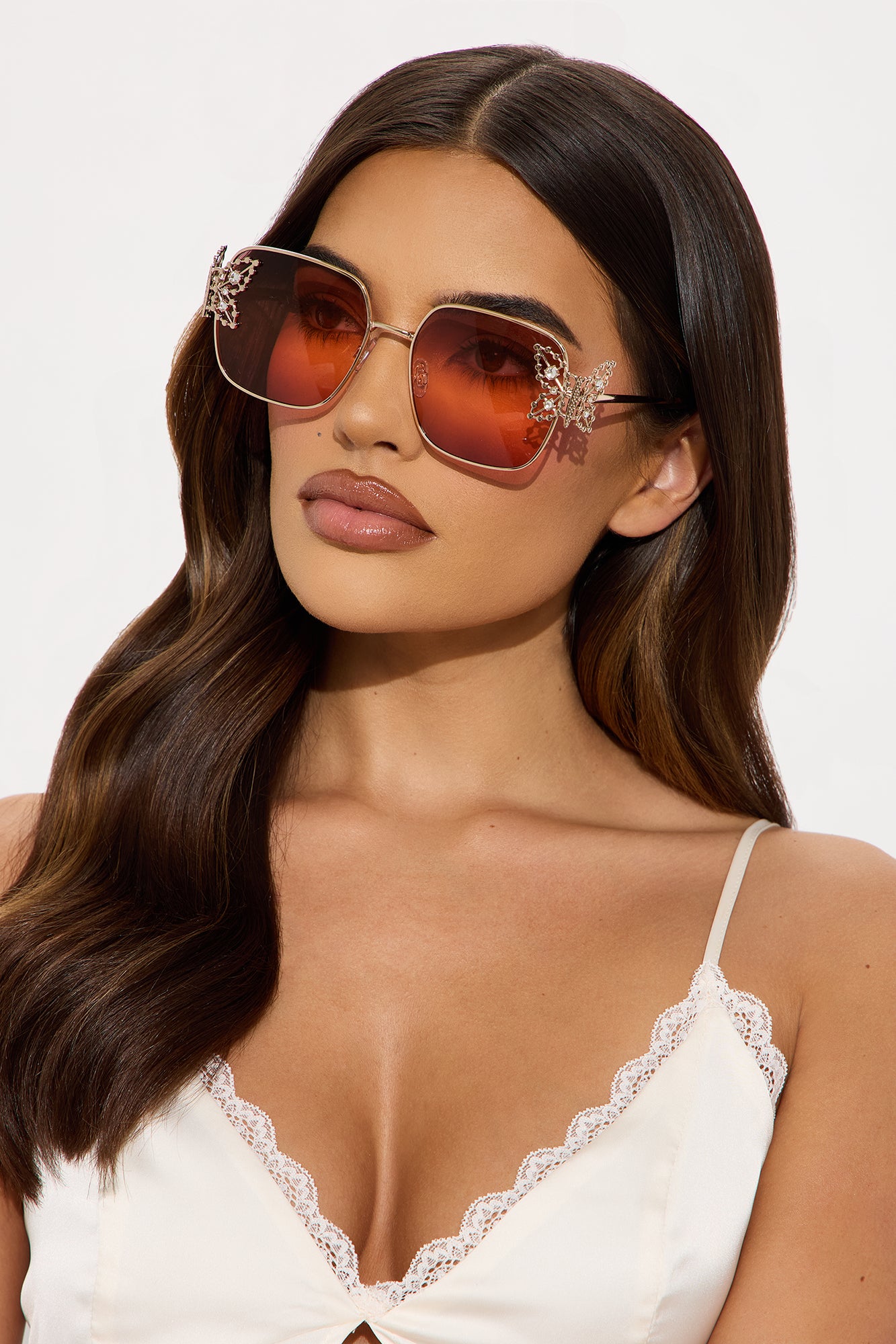 Fluttering Away Square Sunglasses