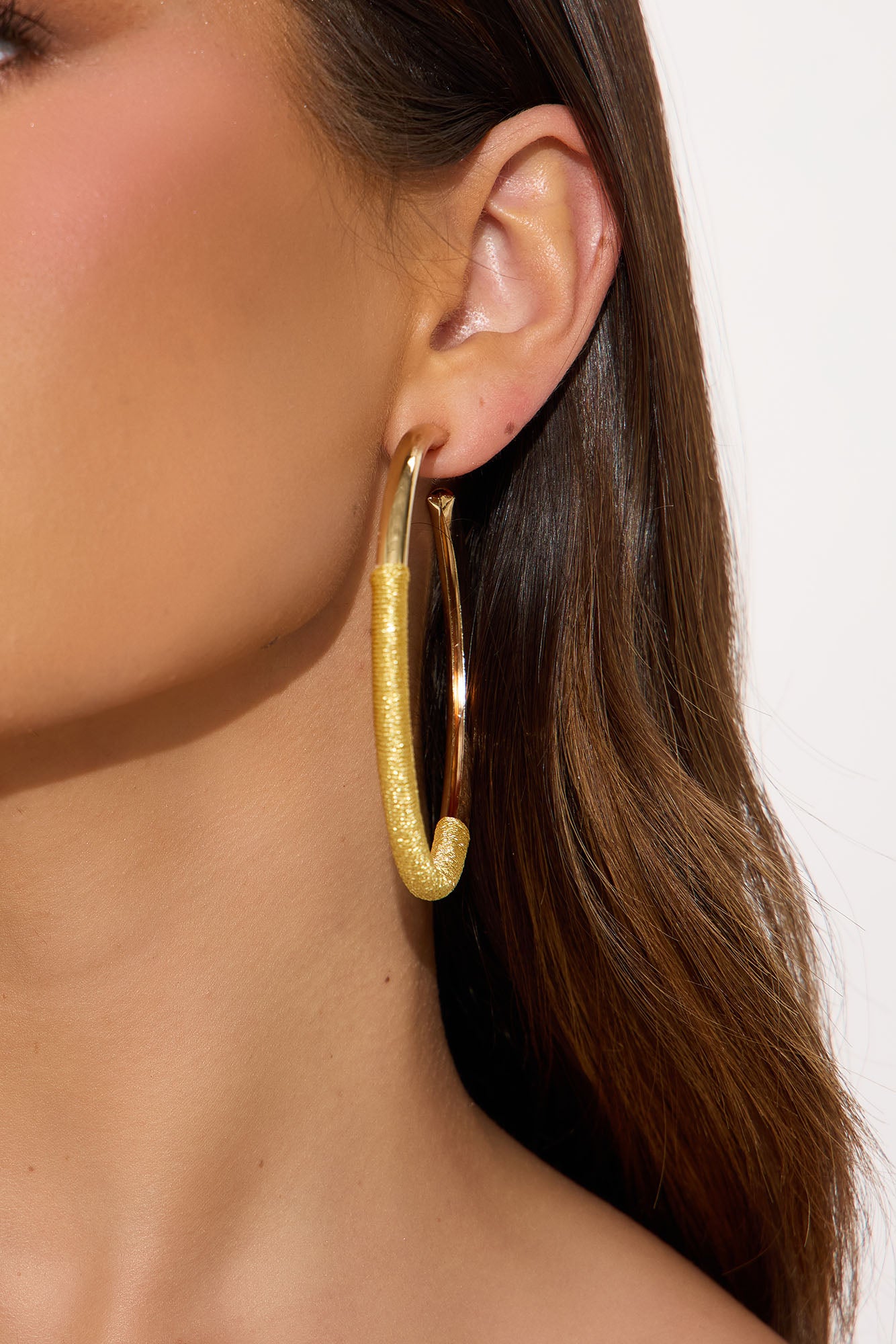 Not Waiting On You Hoop Earrings