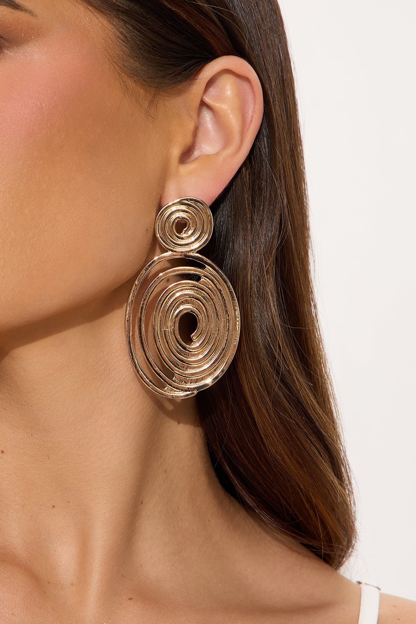 On A Spiral Earrings