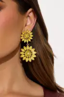 Spring Flower Rhinestone Earrings