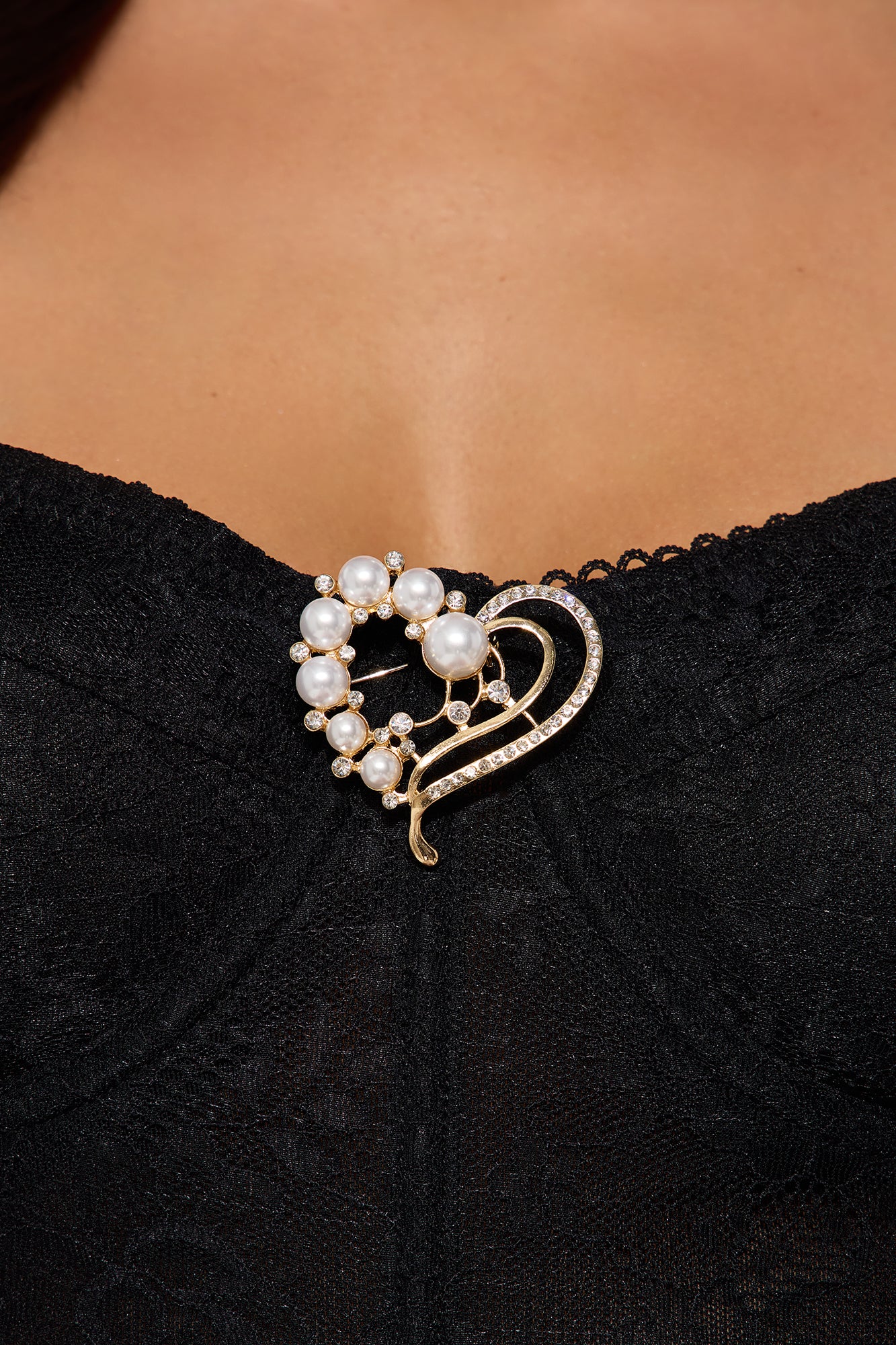 Simply Devoted Brooch