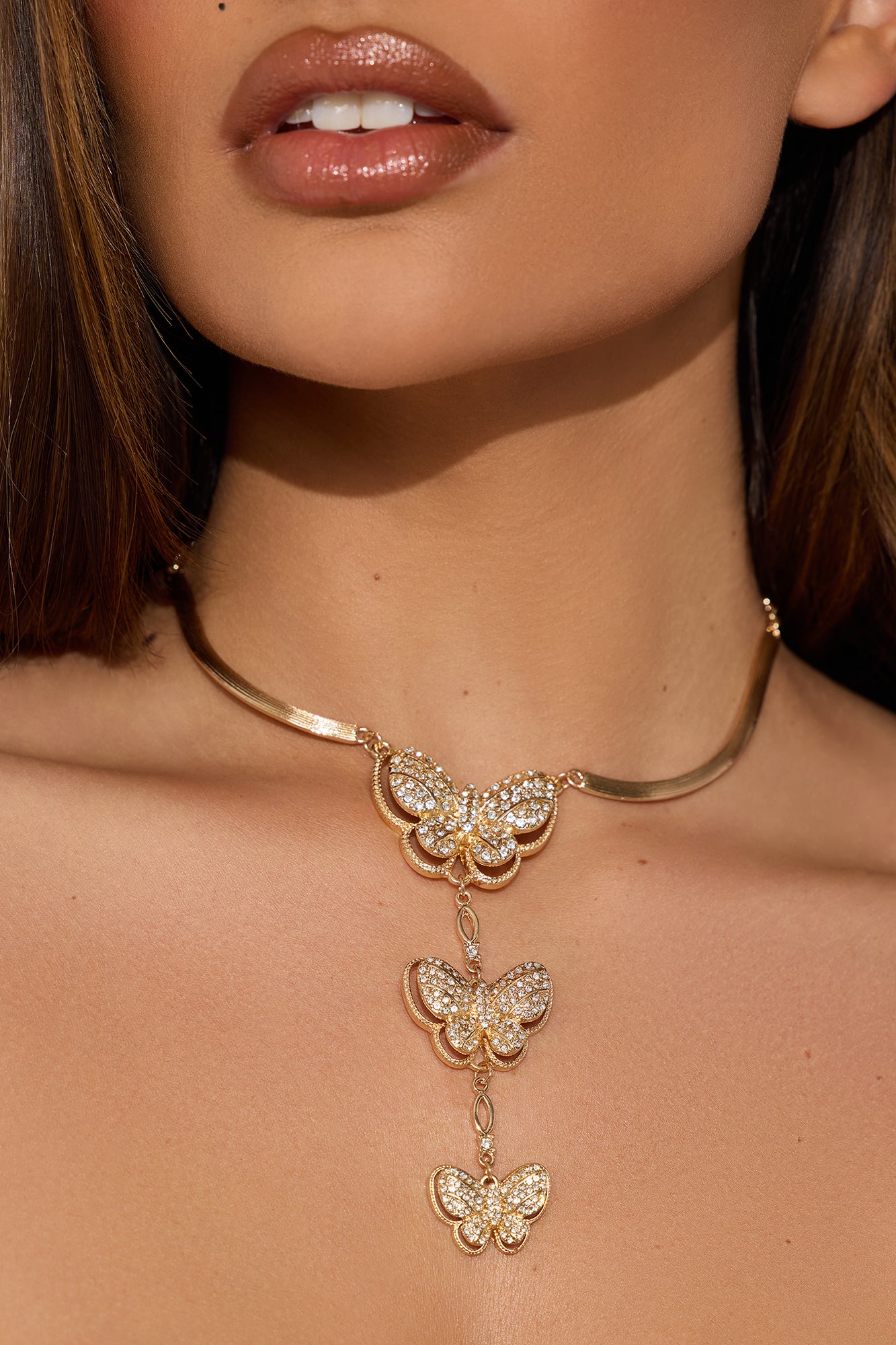 Spreading My Wings Lariat Necklace