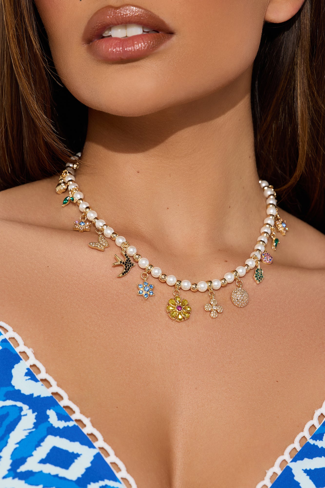 Jeanette Charm Necklace