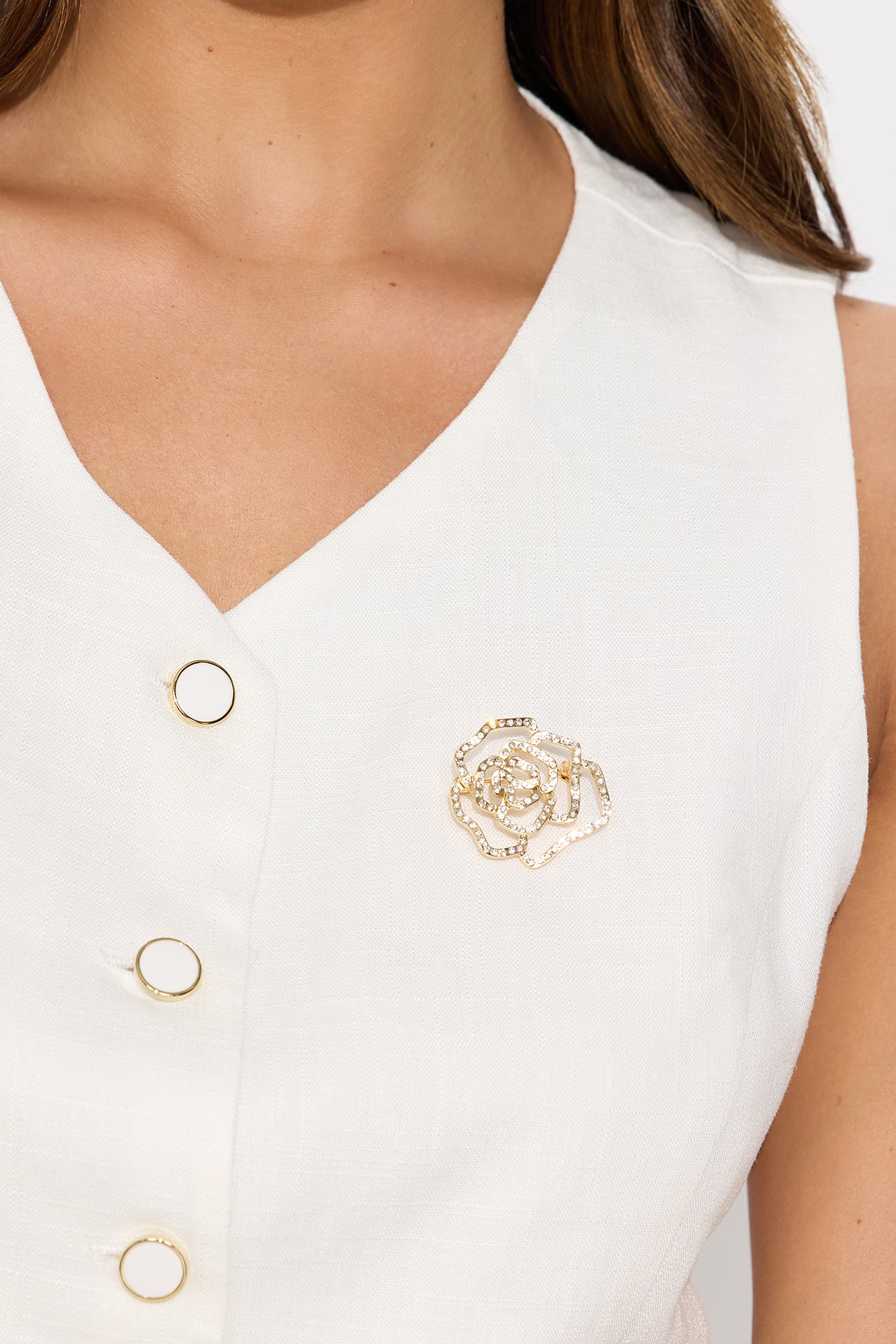 Final Rose Brooch