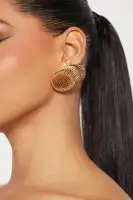Swirling Around Stud Earrings