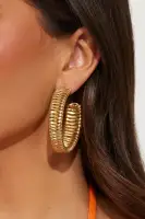Braided Together Hoop Earrings
