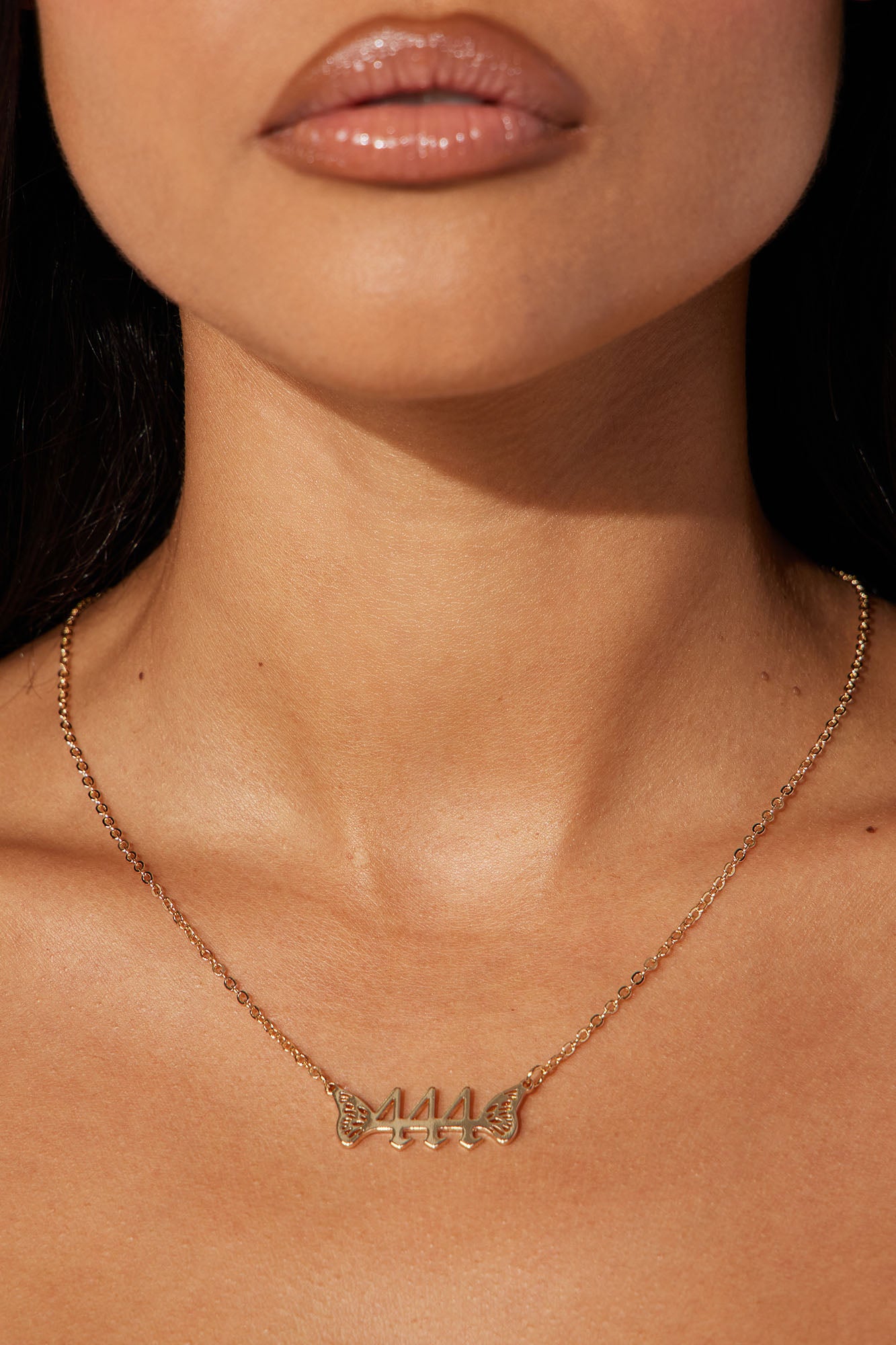 444 Angel Butterfly Necklace