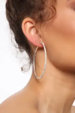 Baby Jewel Hoop Earrings