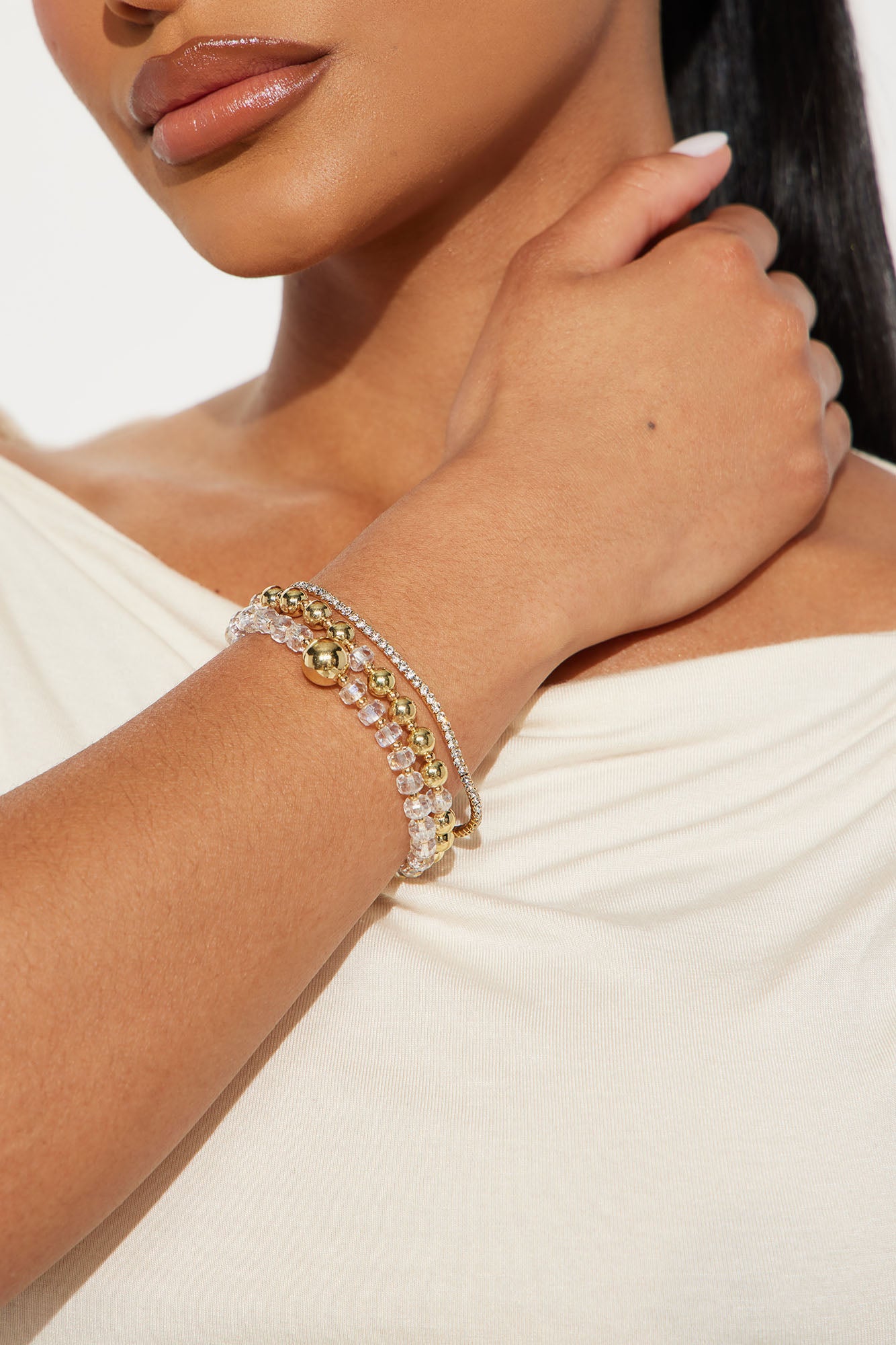 Sun Glow 3 Piece Bracelet Set