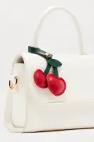 Cherry Heart Handbag Charm 
