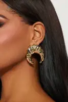 Brighter Than The Moon Drop Earrings 
