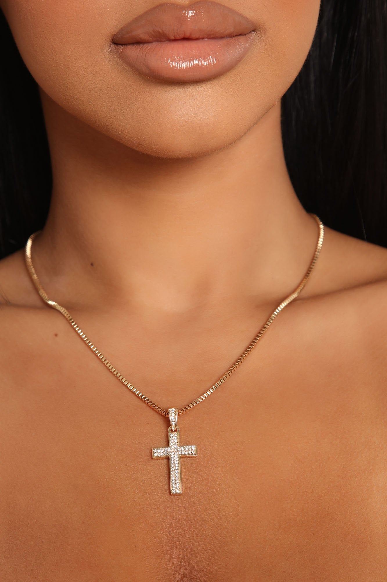 Devoted Love Cross Necklace