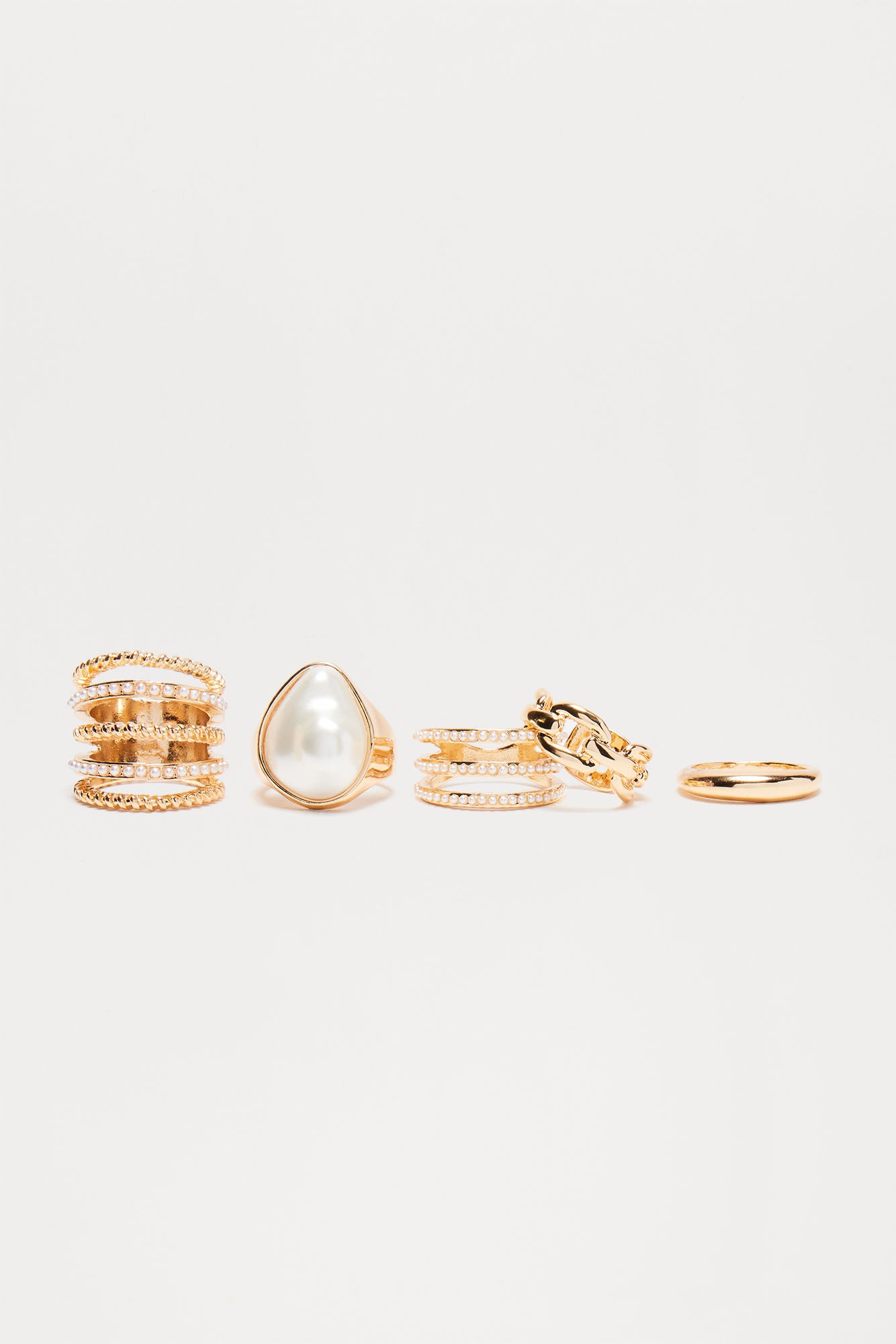 Opal Island 5 Piece Ring Set