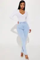 Elana Ribbed Top(White,S)