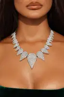 Iced Out Teardrops Necklace