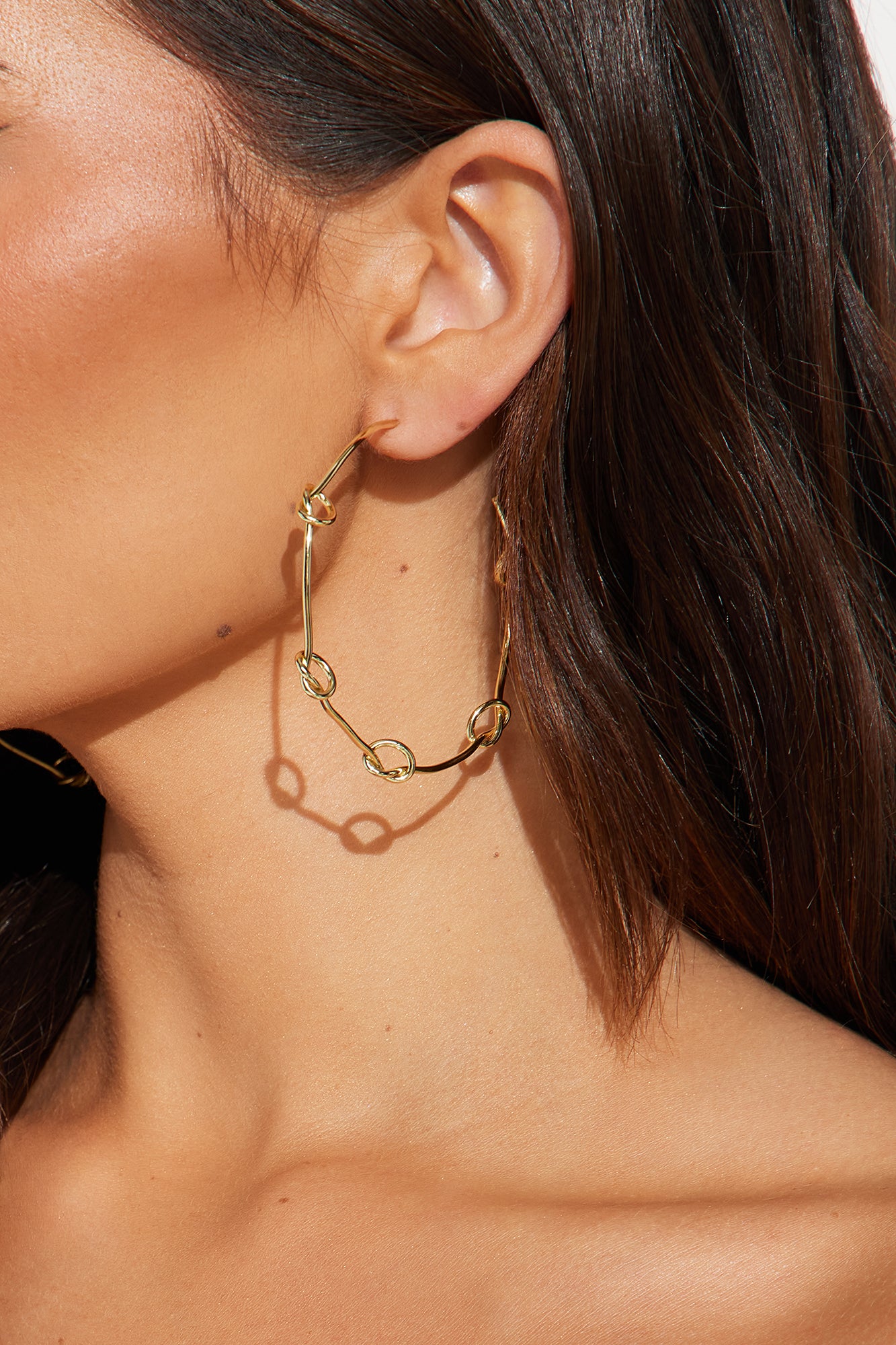 Knot Your Baby Hoop Earrings