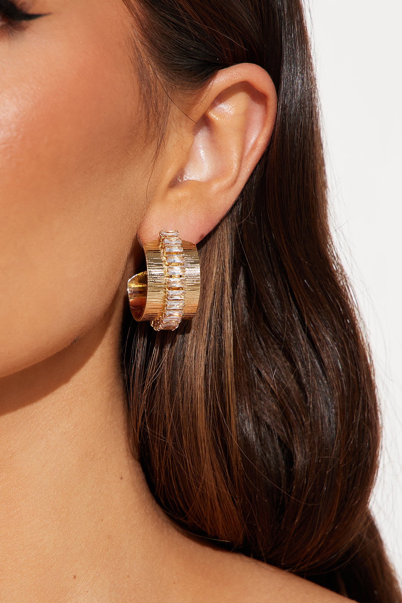 Speaking Gems Hoop Earrings