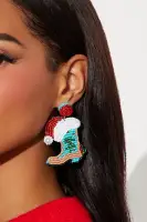 Christmas Rodeo Drop Earrings 