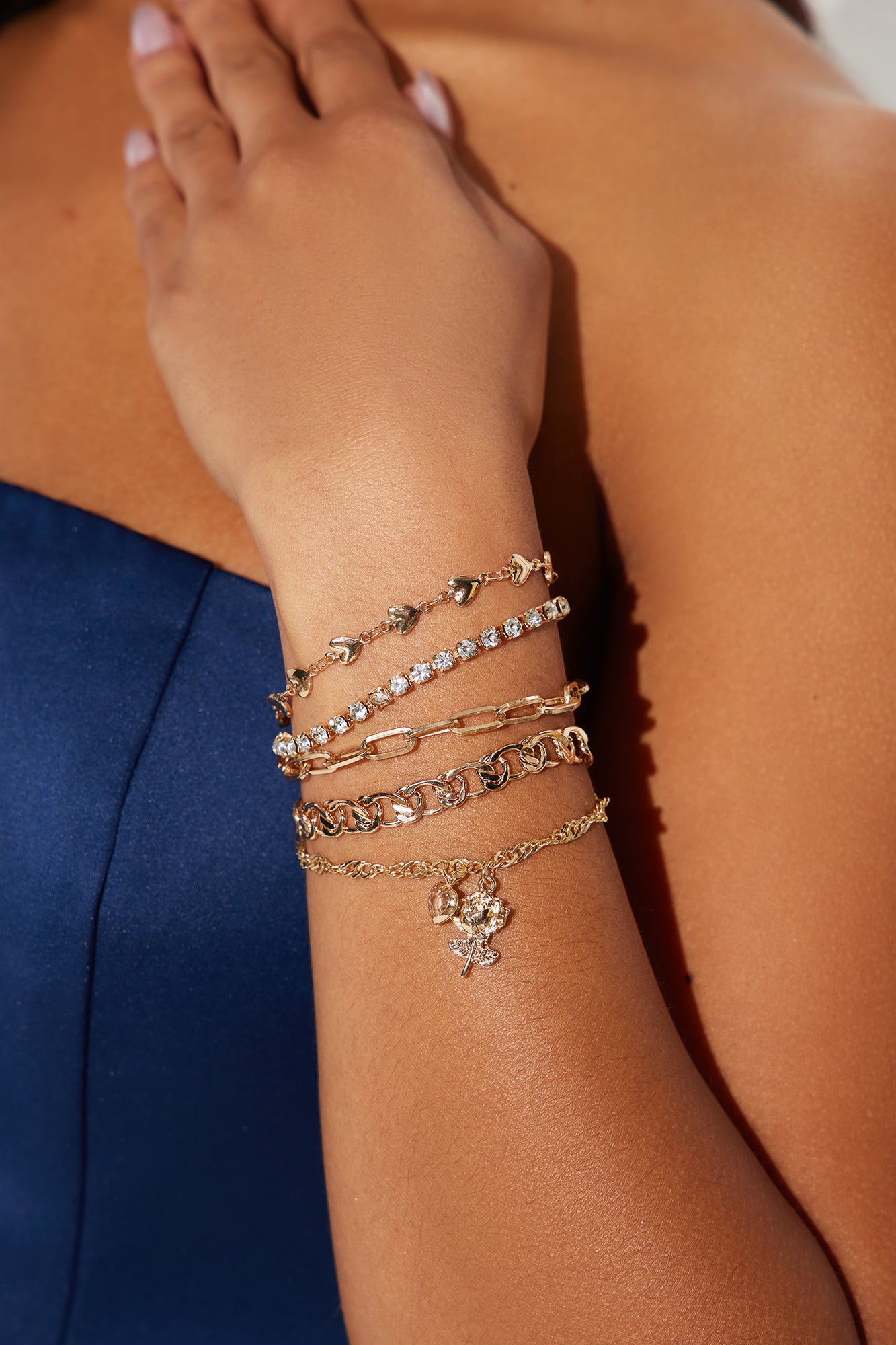 Dishing The Details 5 Piece Bracelet Set