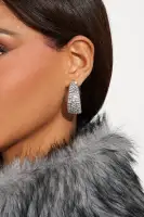 Catch A Glimpse If You're Lucky Hoop Earrings